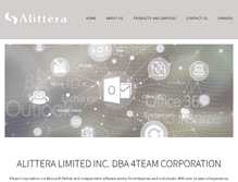 Tablet Screenshot of alittera.com
